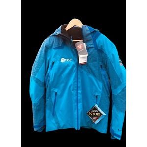 Men's Spyder US Ski Team Blue Jacket GORE TEX Primaloft MEDIUM NWT